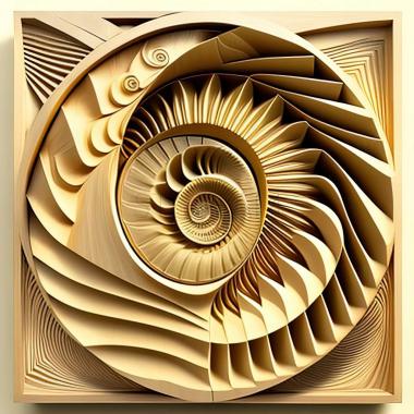 3D model golden ratio (STL)